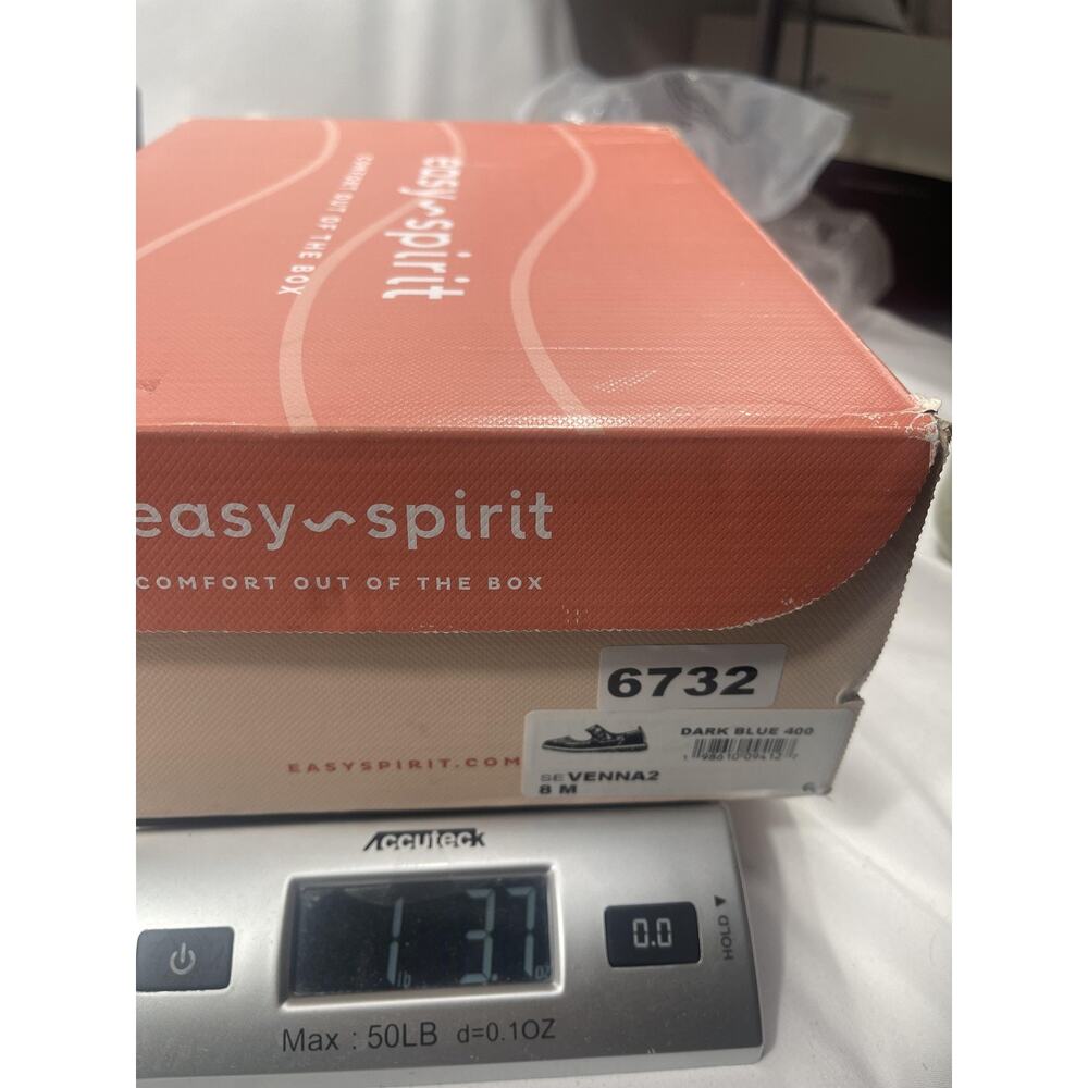 Easy Spirit Shoes Womens Size 8M Dark Blue SE VENNA2 Mary Jane Flats New Box - Picture 13 of 13
